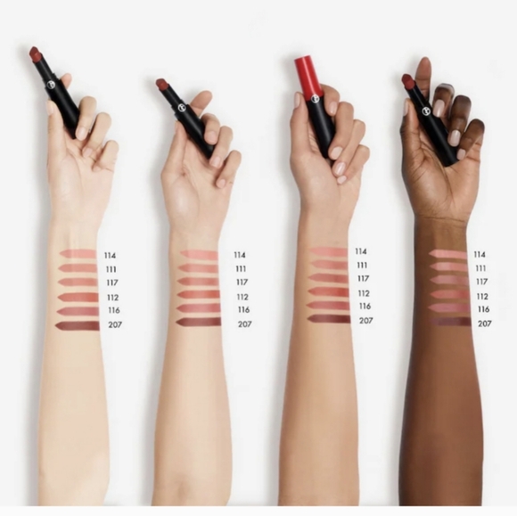 ✅ Giorgio Armani Lip Power Matte Long Lasting Lipstick #111 True - Nude Pink NEW - Picture 3 of 3